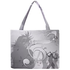 Dance Music Treble Clef Sound Girl Mini Tote Bag by Dutashop