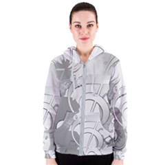 Dance Music Treble Clef Sound Girl Women s Zipper Hoodie by Dutashop