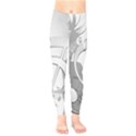 Dance Music Treble Clef Sound Girl Kids  Leggings View1