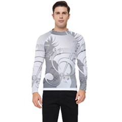 Dance Music Treble Clef Sound Girl Men s Long Sleeve Rash Guard