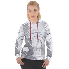 Dance Music Treble Clef Sound Girl Women s Overhead Hoodie by Dutashop