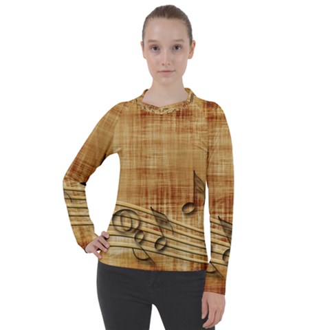 Dance Music Women s Pique Long Sleeve Tee by Dutashop