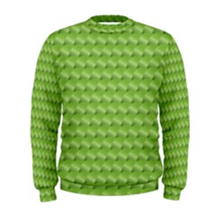 Green Pattern Ornate Background Men s Sweatshirt by Dutashop