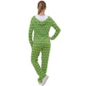 Green Pattern Ornate Background Women s Tracksuit View2