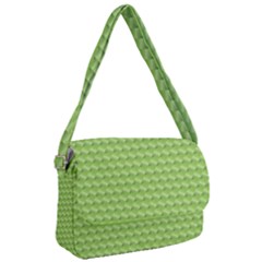 Green Pattern Ornate Background Courier Bag