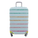 Crayon Background School Paper Luggage Cover (Small) View1