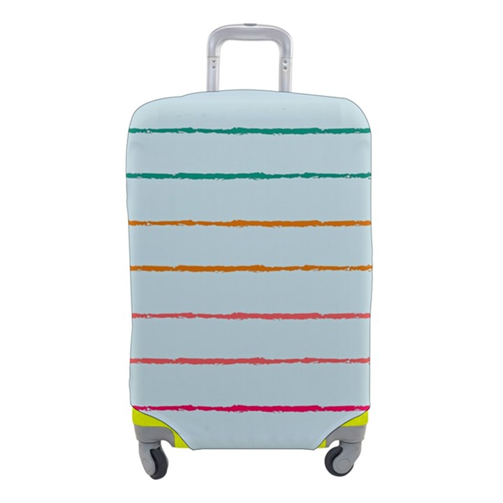 Crayon Background School Paper Luggage Cover (Small)