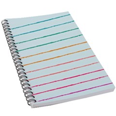 Crayon Background School Paper 5 5  X 8 5  Notebook