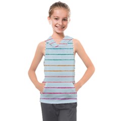 Crayon Background School Paper Kids  Sleeveless Hoodie by Dutashop