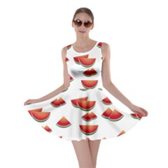 Summer Watermelon Pattern Skater Dress by Dutashop