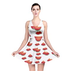 Summer Watermelon Pattern Reversible Skater Dress by Dutashop