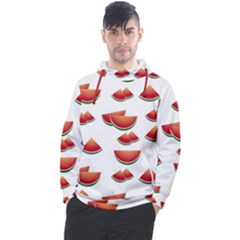 Summer Watermelon Pattern Men s Pullover Hoodie