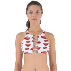 Summer Watermelon Pattern Perfectly Cut Out Bikini Top