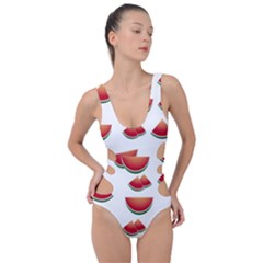 Summer Watermelon Pattern Side Cut Out Swimsuit by Dutashop