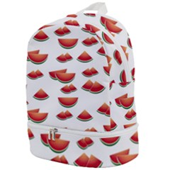 Summer Watermelon Pattern Zip Bottom Backpack