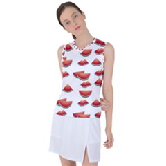 Summer Watermelon Pattern Women s Sleeveless Sports Top by Dutashop