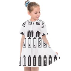 Battery Icons Charge Kids  Sailor Dress