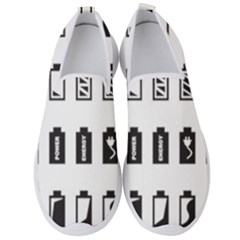 Battery Icons Charge Men s Slip On Sneakers by Dutashop