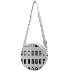 Battery Icons Charge Crossbody Circle Bag