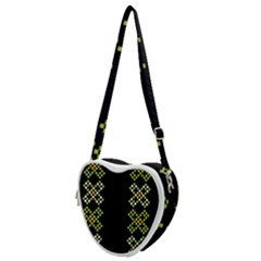 Pattern Background Vector Seamless Heart Shoulder Bag by Dutashop