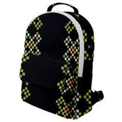 Pattern Background Vector Seamless Flap Pocket Backpack (small)