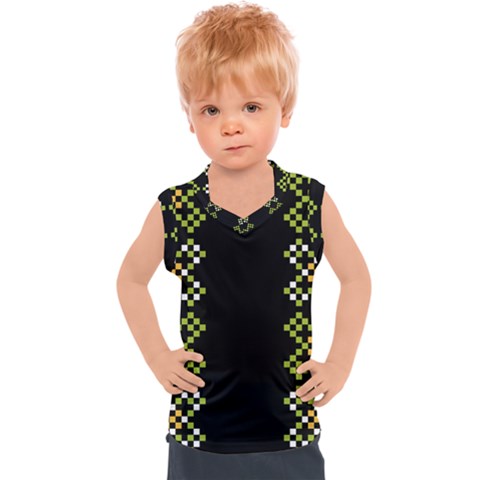 Pattern Background Vector Seamless Kids  Sport Tank Top by Dutashop