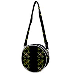 Pattern Background Vector Seamless Crossbody Circle Bag