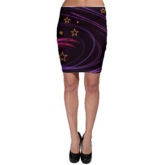 Background Abstract Star Bodycon Skirt