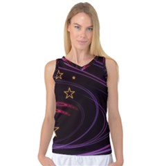 Background Abstract Star Women s Basketball Tank Top by Dutashop