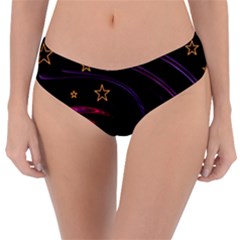 Background Abstract Star Reversible Classic Bikini Bottoms by Dutashop