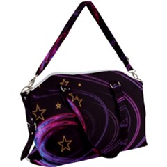 Background Abstract Star Canvas Crossbody Bag