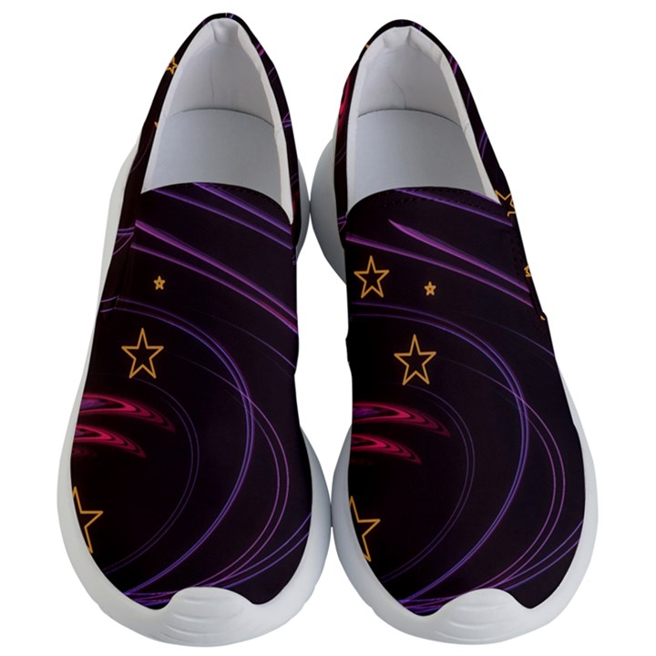 Background Abstract Star Women s Lightweight Slip Ons