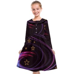 Background Abstract Star Kids  Midi Sailor Dress