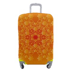 Fractal Yellow Orange Luggage Cover (small)