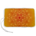 Fractal Yellow Orange Pen Storage Case (S) View1