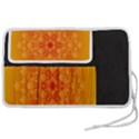 Fractal Yellow Orange Pen Storage Case (S) View2