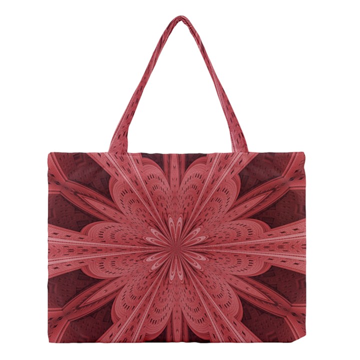 Background Floral Pattern Medium Tote Bag