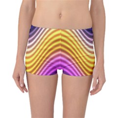 Wave Line Waveform Sound Orange Boyleg Bikini Bottoms