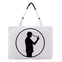 Mobile Phone Addiction Concept Drawing Medium Tote Bag by dflcprintsclothing