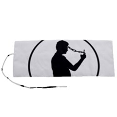 Mobile Phone Addiction Concept Drawing Roll Up Canvas Pencil Holder (s) by dflcprintsclothing