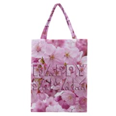 Cherry Blossom Photography Happy Hanami Sakura Matsuri Classic Tote Bag