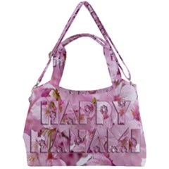 Cherry Blossom Photography Happy Hanami Sakura Matsuri Double Compartment Shoulder Bag