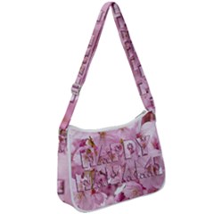 Cherry Blossom Photography Happy Hanami Sakura Matsuri Zip Up Shoulder Bag