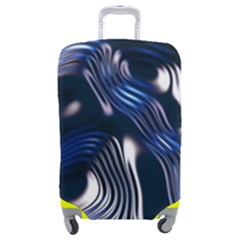 Structure Blue Background Luggage Cover (medium) by Dutashop