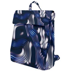 Structure Blue Background Flap Top Backpack