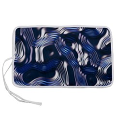 Structure Blue Background Pen Storage Case (s)