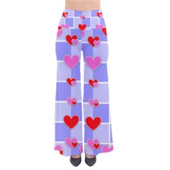 Love Hearts Valentine Decorative So Vintage Palazzo Pants by Dutashop