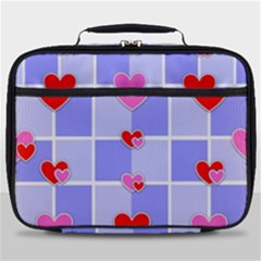 Love Hearts Valentine Decorative Full Print Lunch Bag