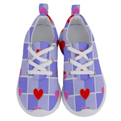 Love Hearts Valentine Decorative Running Shoes by Dutashop