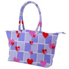 Love Hearts Valentine Decorative Canvas Shoulder Bag by Dutashop